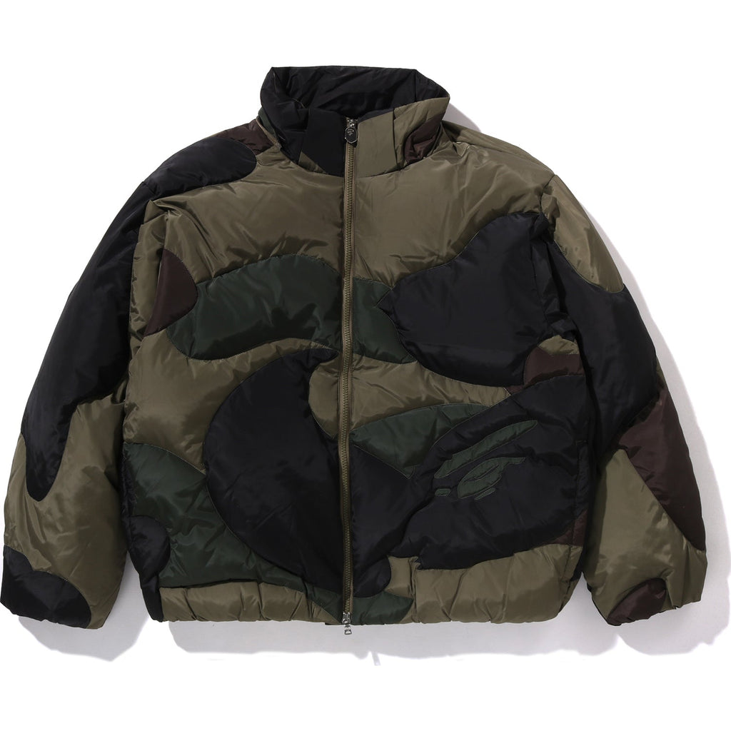 BAPE 1ST CAMO NYLON DOWN JACKET MENS