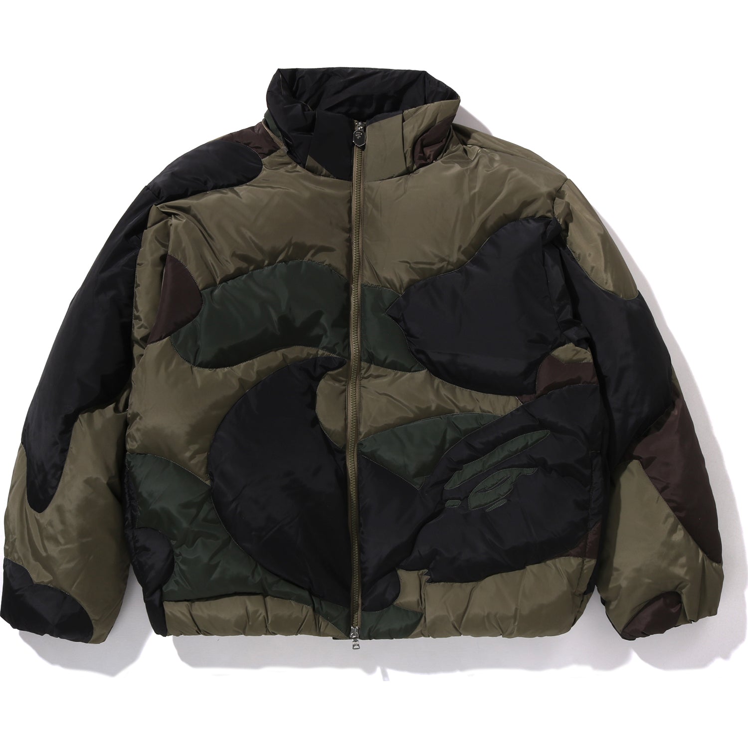BAPE 1ST CAMO NYLON DOWN JACKET MENS