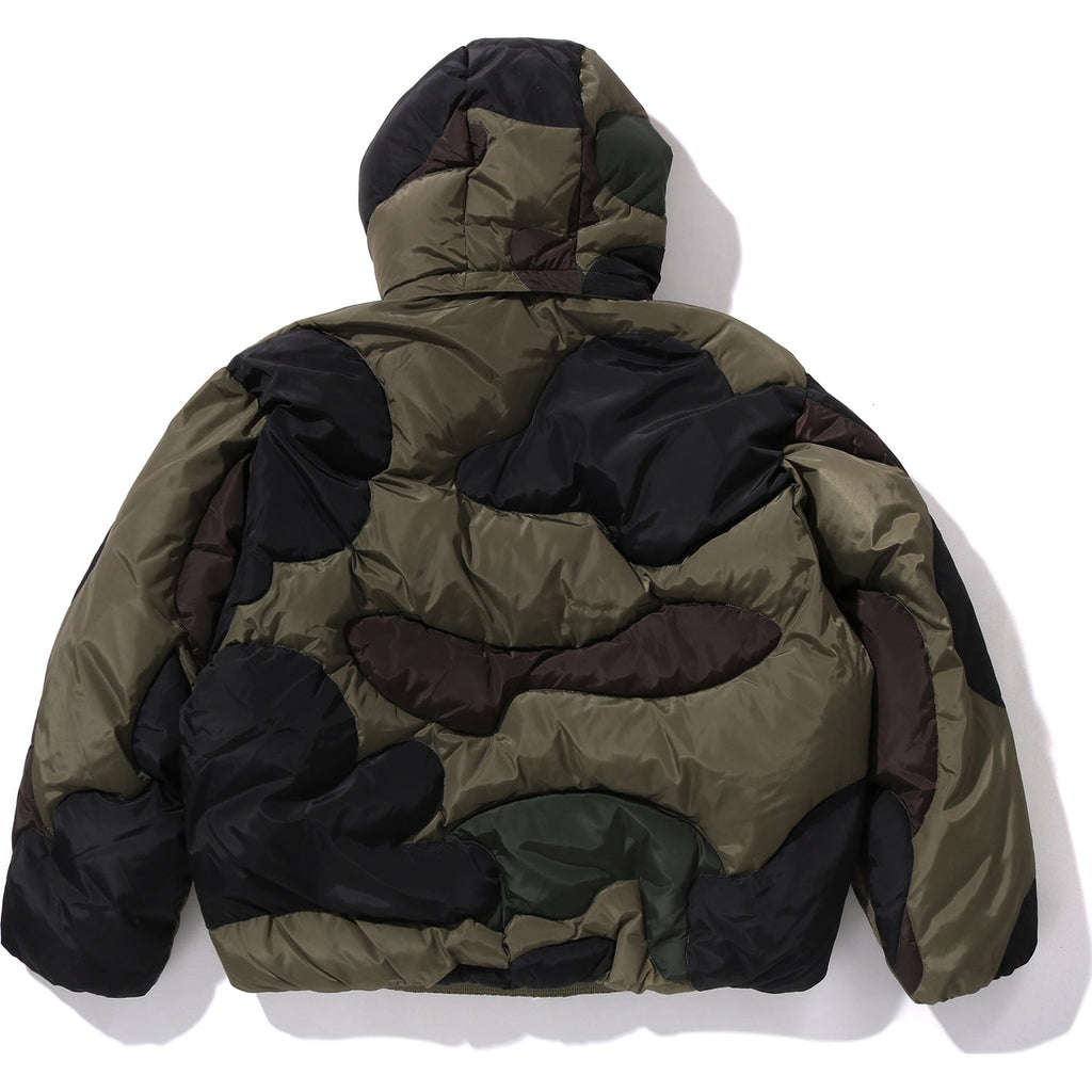 BAPE 1ST CAMO NYLON DOWN JACKET MENS