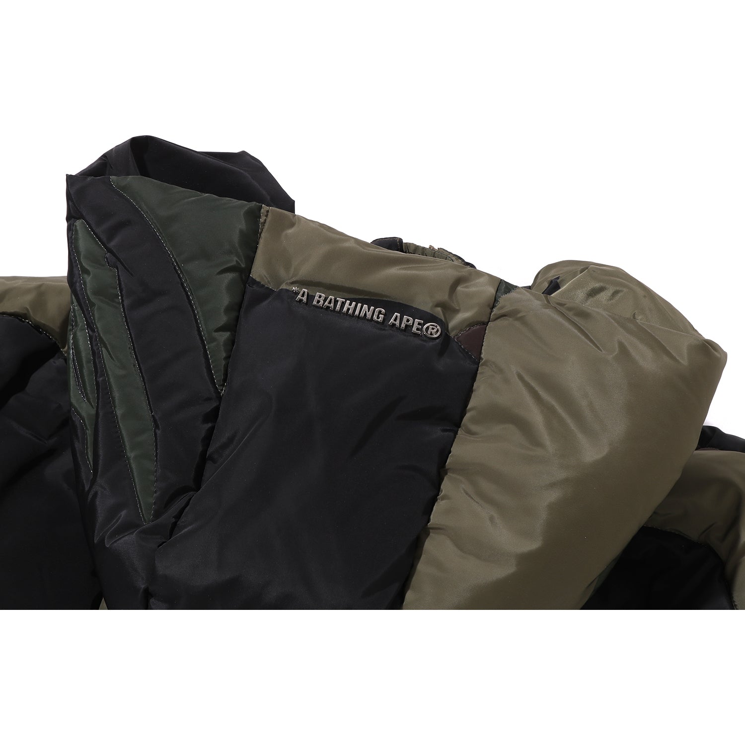 BAPE 1ST CAMO NYLON DOWN JACKET MENS