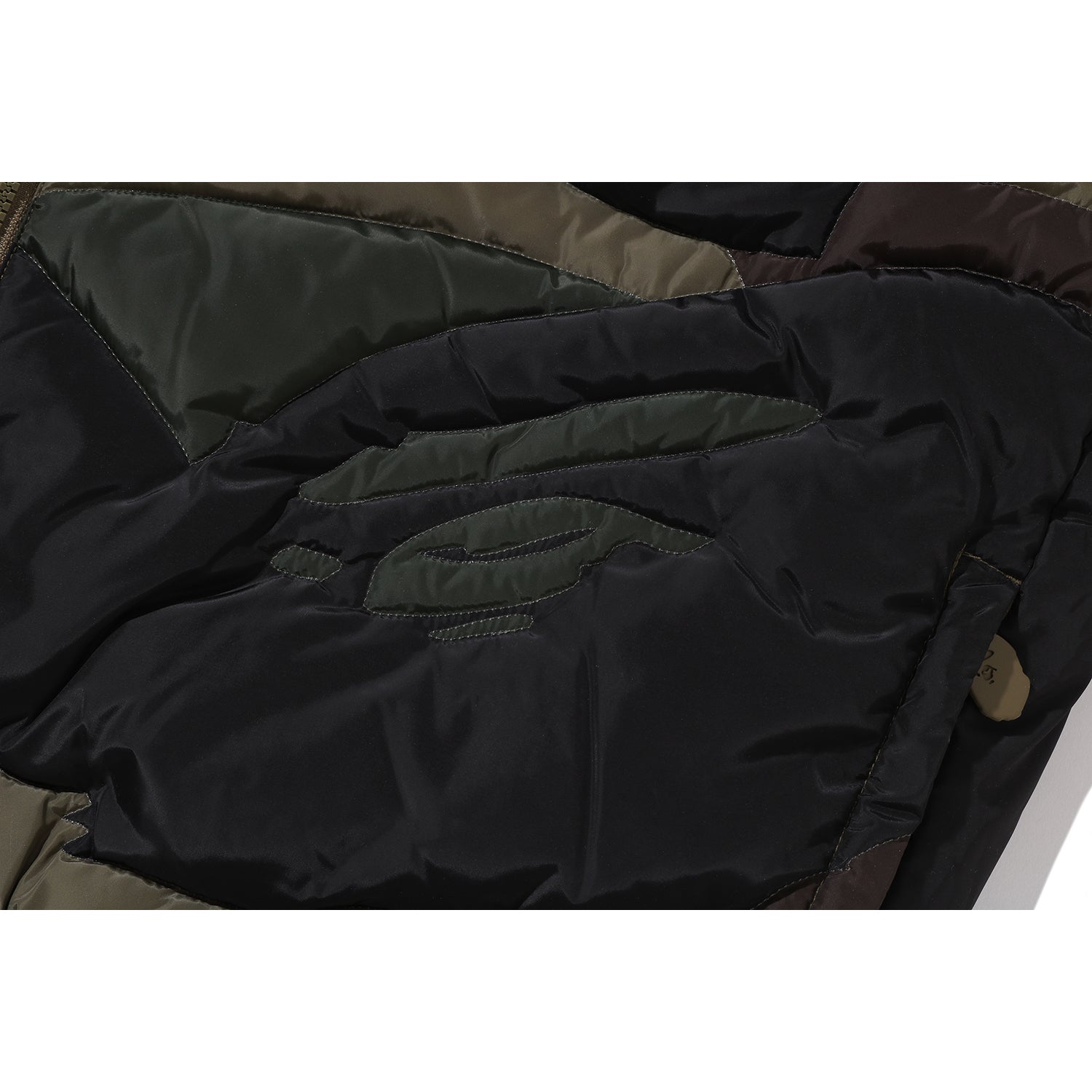 BAPE 1ST CAMO NYLON DOWN JACKET MENS