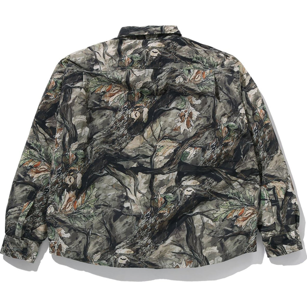 BAPE TREE EDGE CAMO DOWN SHIRT JACKET MENS