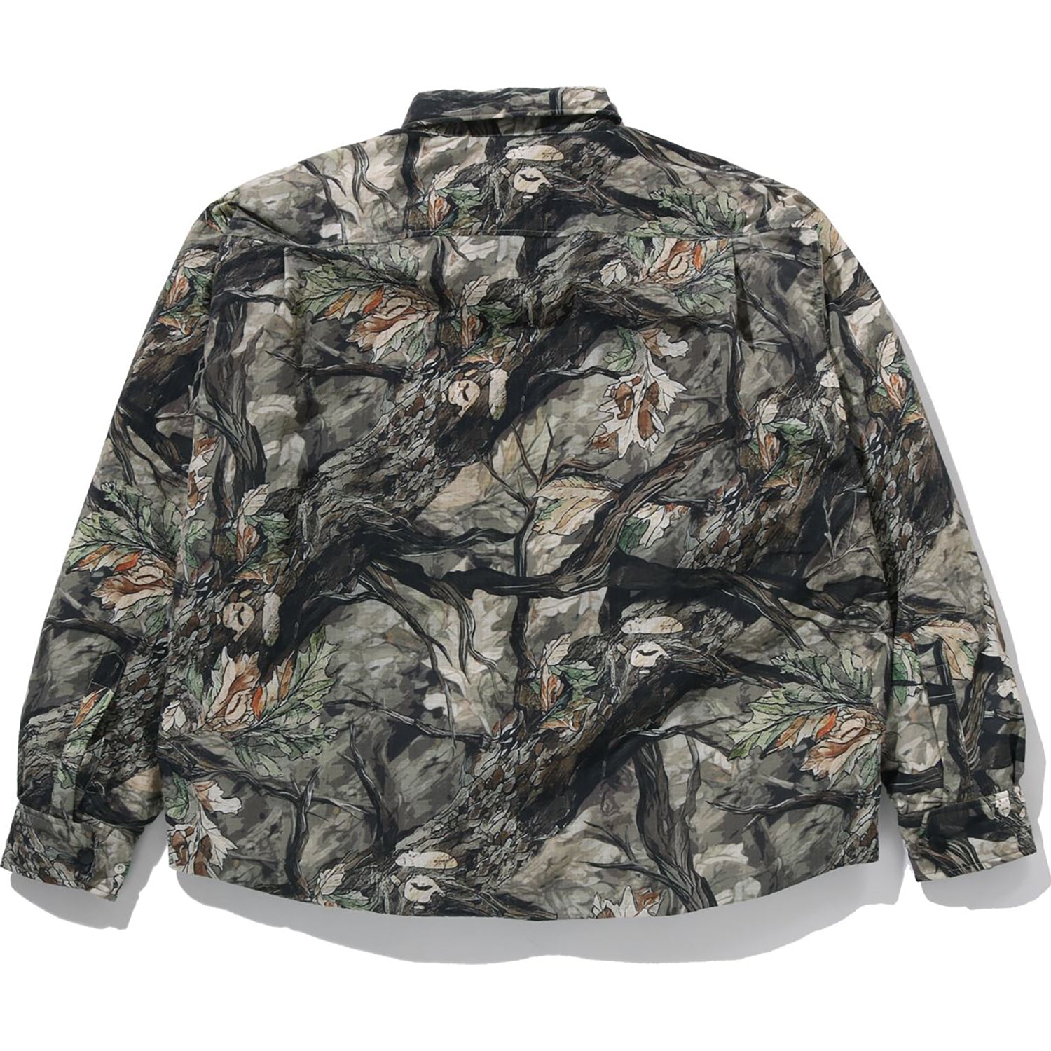 BAPE TREE EDGE CAMO DOWN SHIRT JACKET MENS