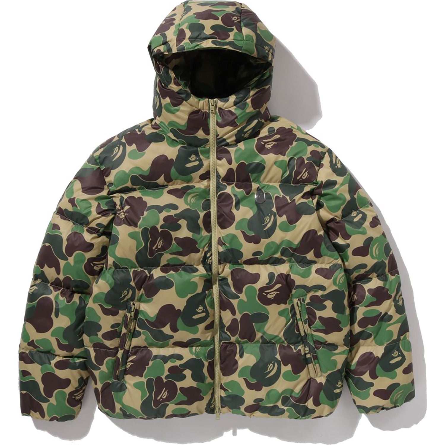 BAPE ABC CAMO DOWN JACKET MENS
