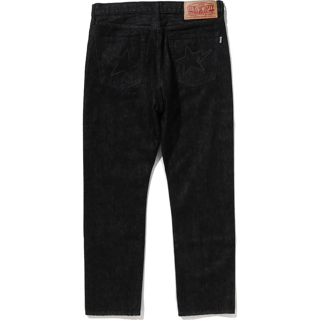 BAPE STA REGULAR FIT 13 OZ DENIM PANTS MENS