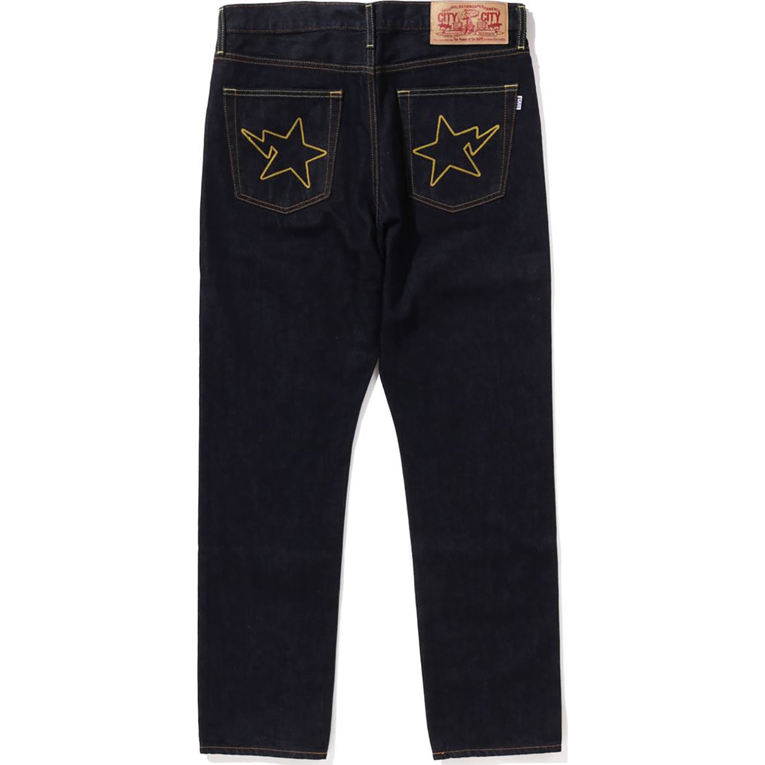 BAPE STA REGULAR FIT 13 OZ DENIM PANTS MENS