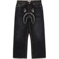 BAPE SHARK RELAXED FIT DENIM PANTS MENS