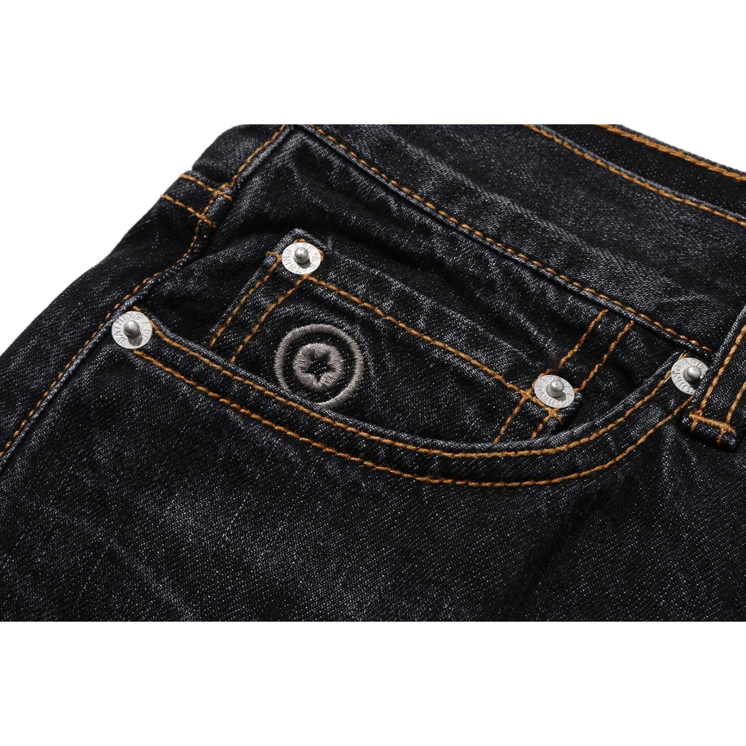 BAPE SHARK RELAXED FIT DENIM PANTS MENS