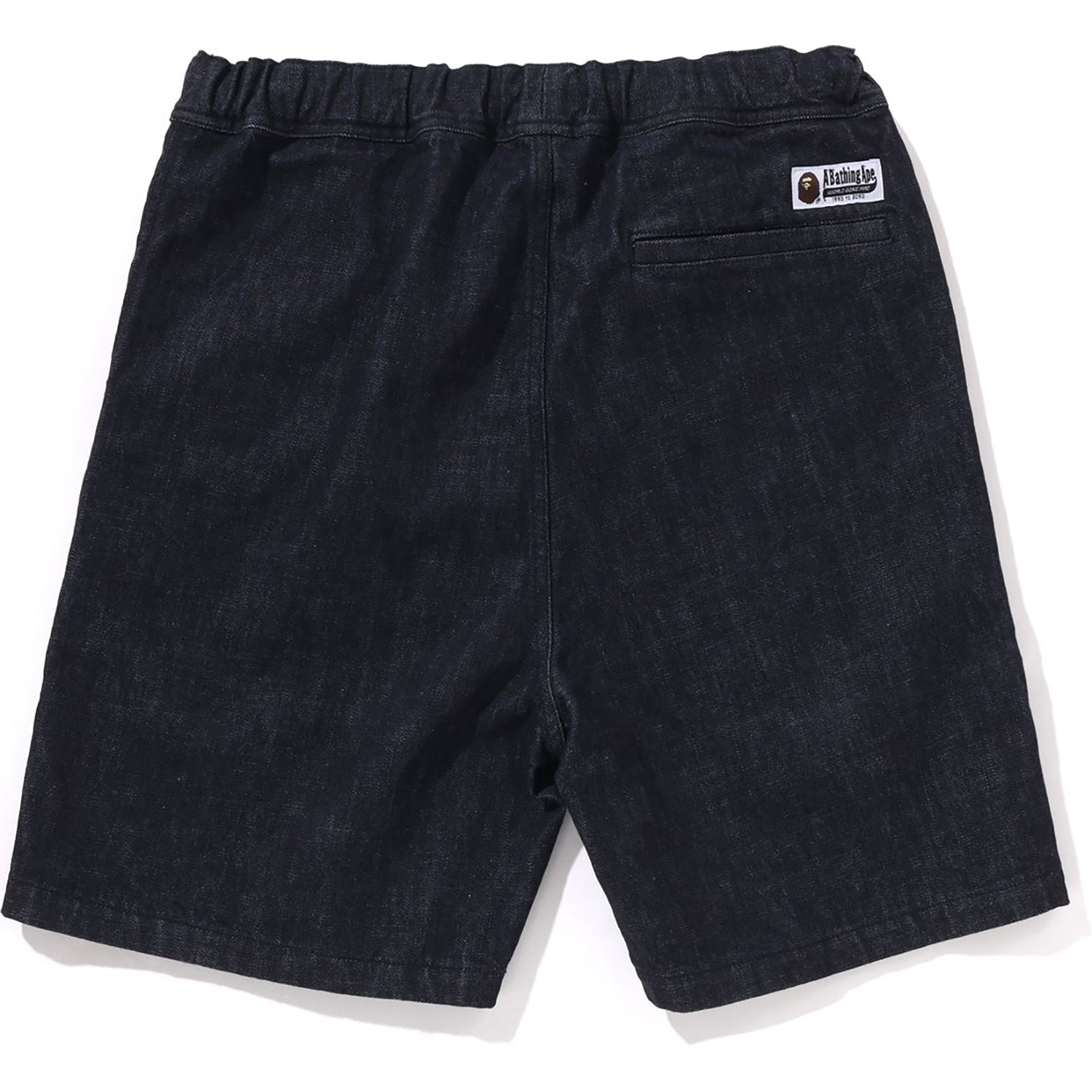 BAPE ONE POINT RELAXED FIT 13OZ DENIM SHORTS MENS