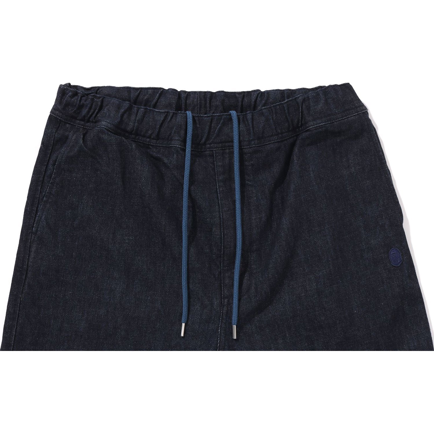 BAPE ONE POINT RELAXED FIT 13OZ DENIM SHORTS MENS