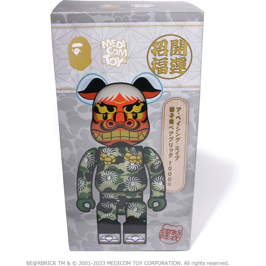 BAPE NEW YEAR BE@RBRICK SHISHIMAI 1000%