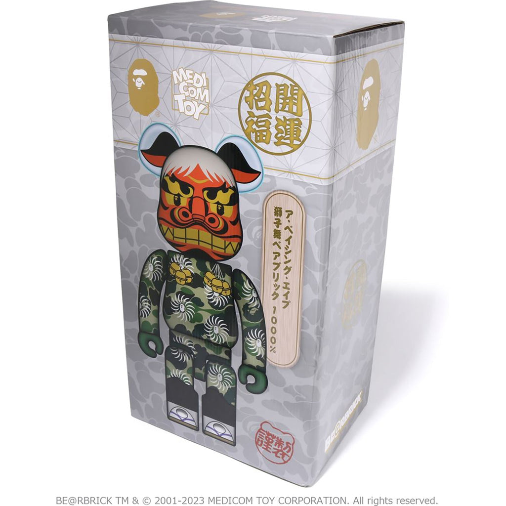 BAPE NEW YEAR BE@RBRICK SHISHIMAI 1000%