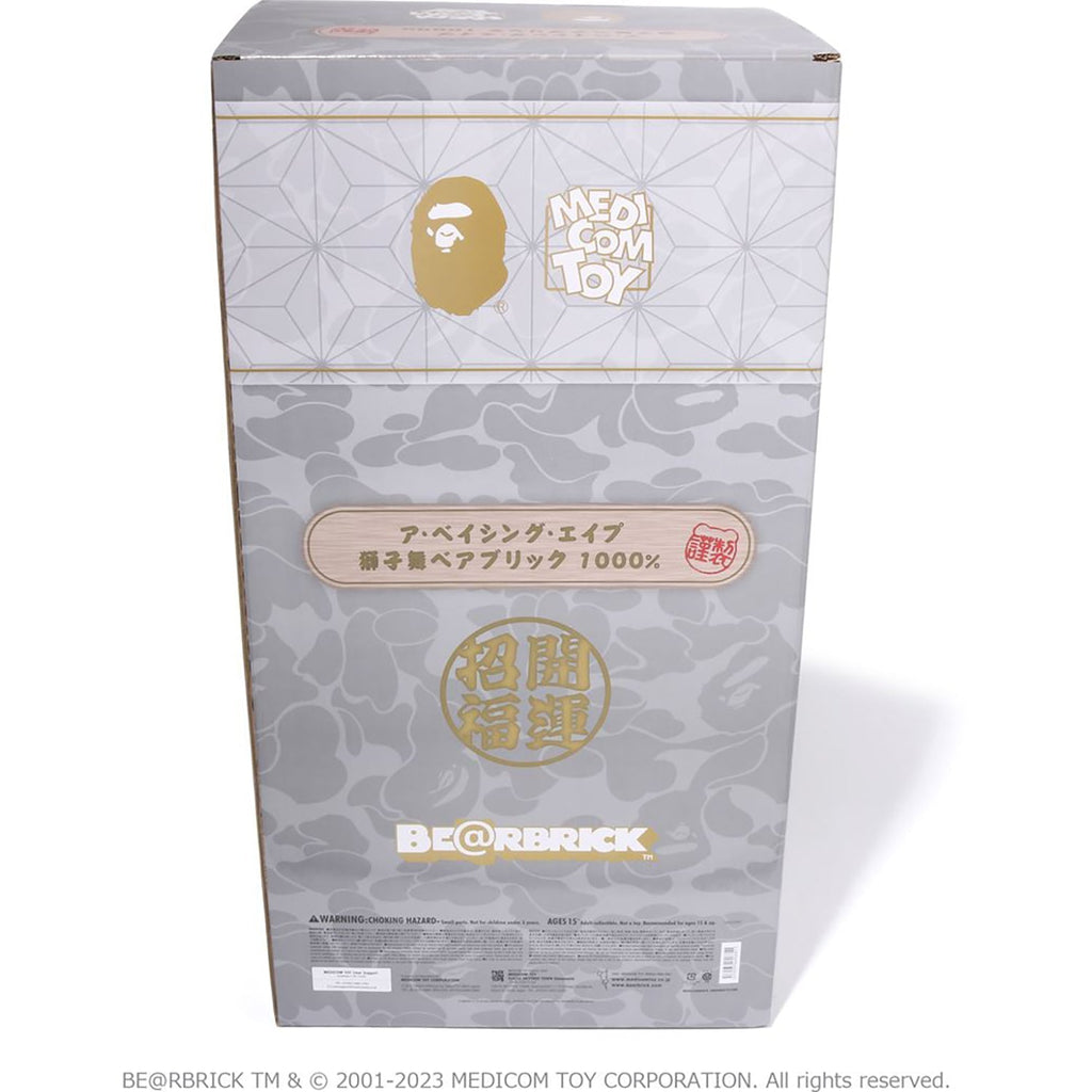 BAPE NEW YEAR BE@RBRICK SHISHIMAI 1000%