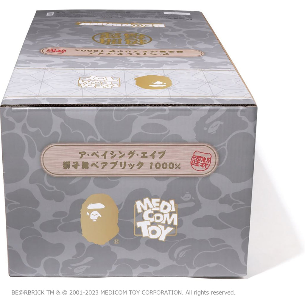 BAPE NEW YEAR BE@RBRICK SHISHIMAI 1000%