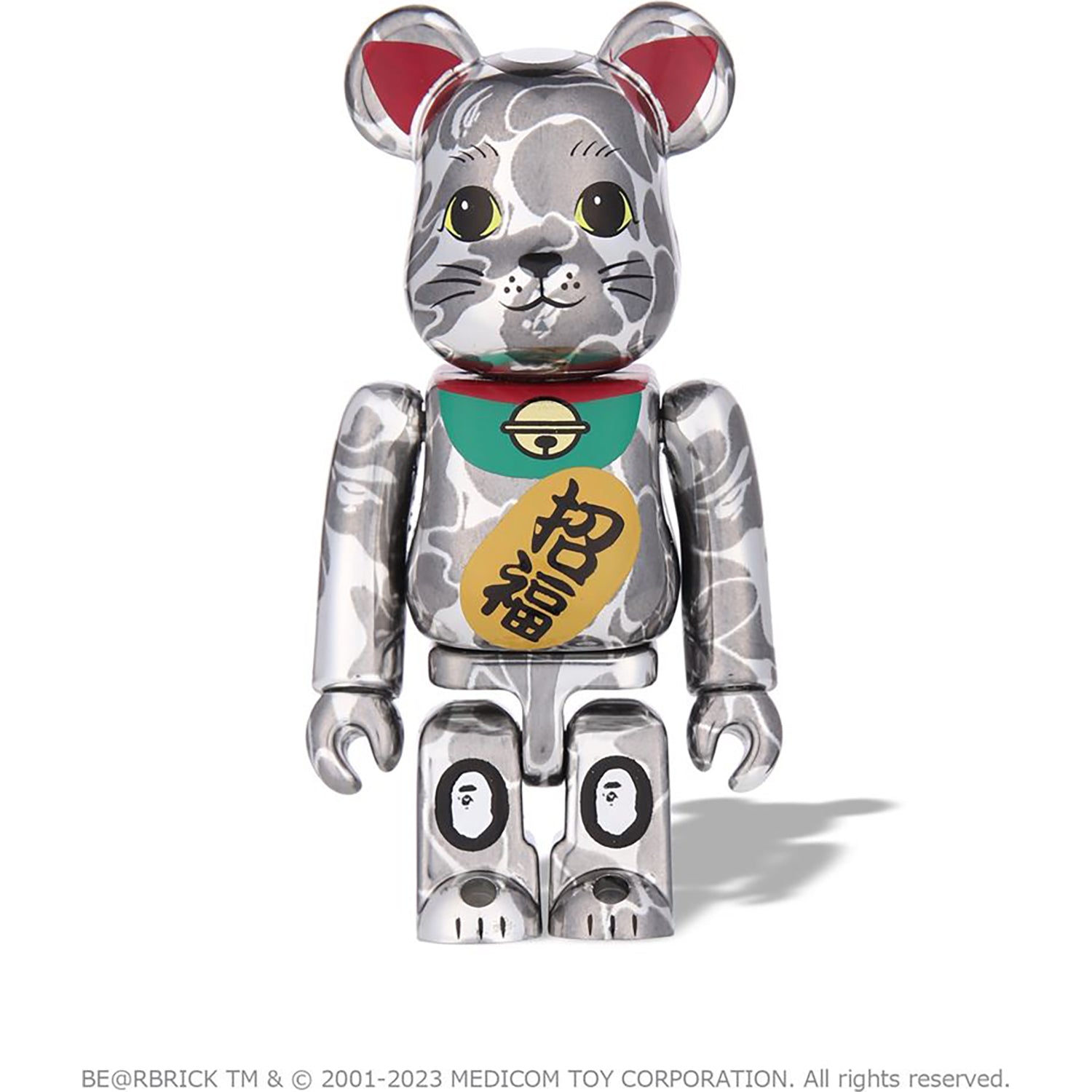 BAPE NEW YEAR BE@RBRICK MANEKINEKO SHISHIMAI DARUMA 100% & 400%