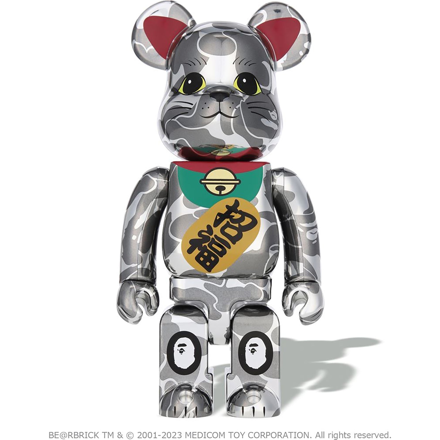 BAPE NEW YEAR BE@RBRICK MANEKINEKO SHISHIMAI DARUMA 100% & 400%