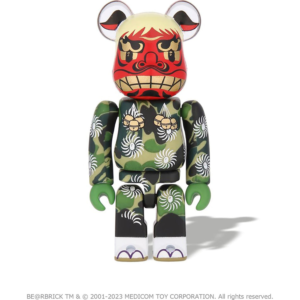 BAPE NEW YEAR BE@RBRICK MANEKINEKO SHISHIMAI DARUMA 100% & 400%