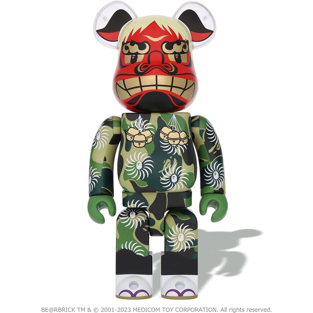 BAPE NEW YEAR BE@RBRICK MANEKINEKO SHISHIMAI DARUMA 100% & 400%