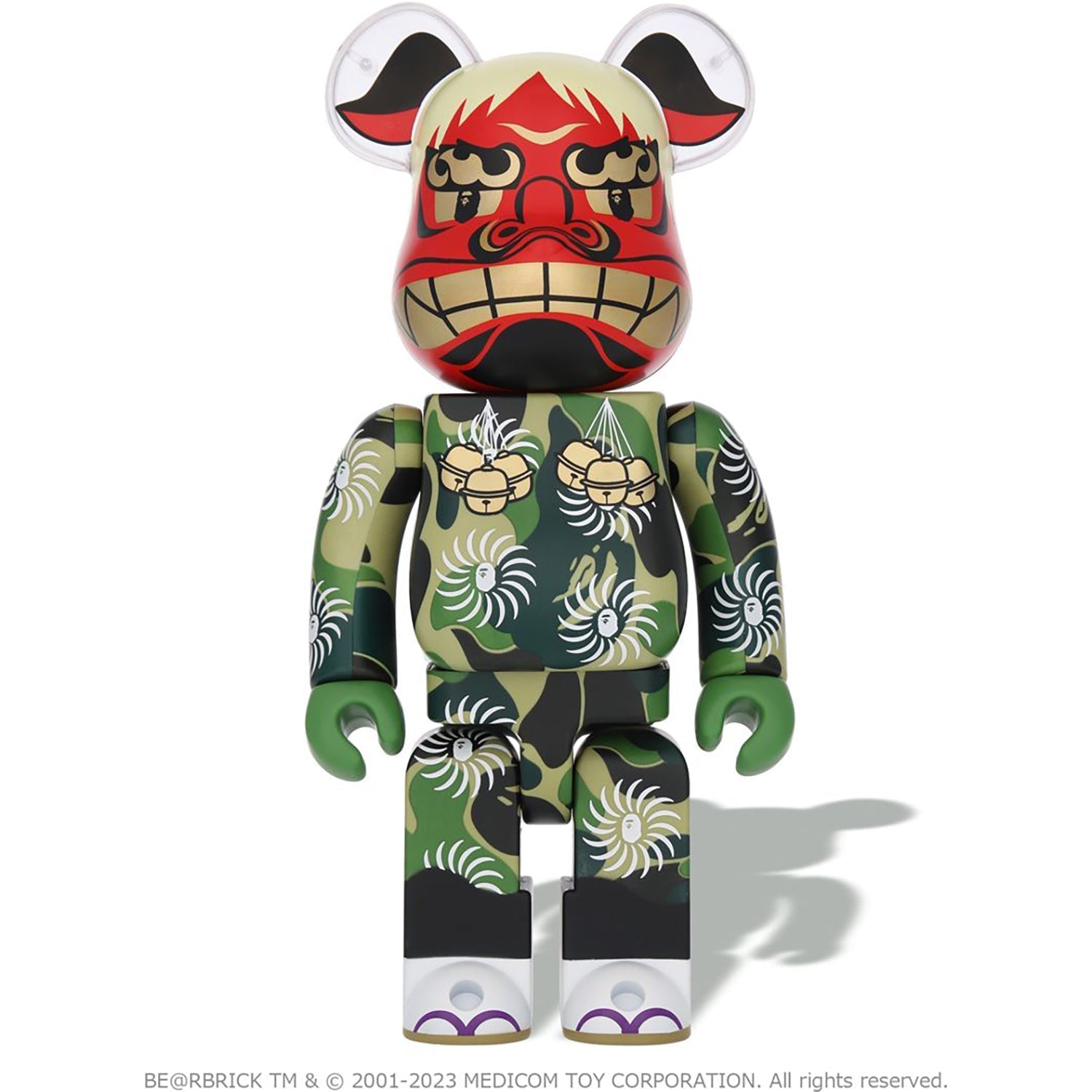 BAPE NEW YEAR BE@RBRICK MANEKINEKO SHISHIMAI DARUMA 100% & 400%
