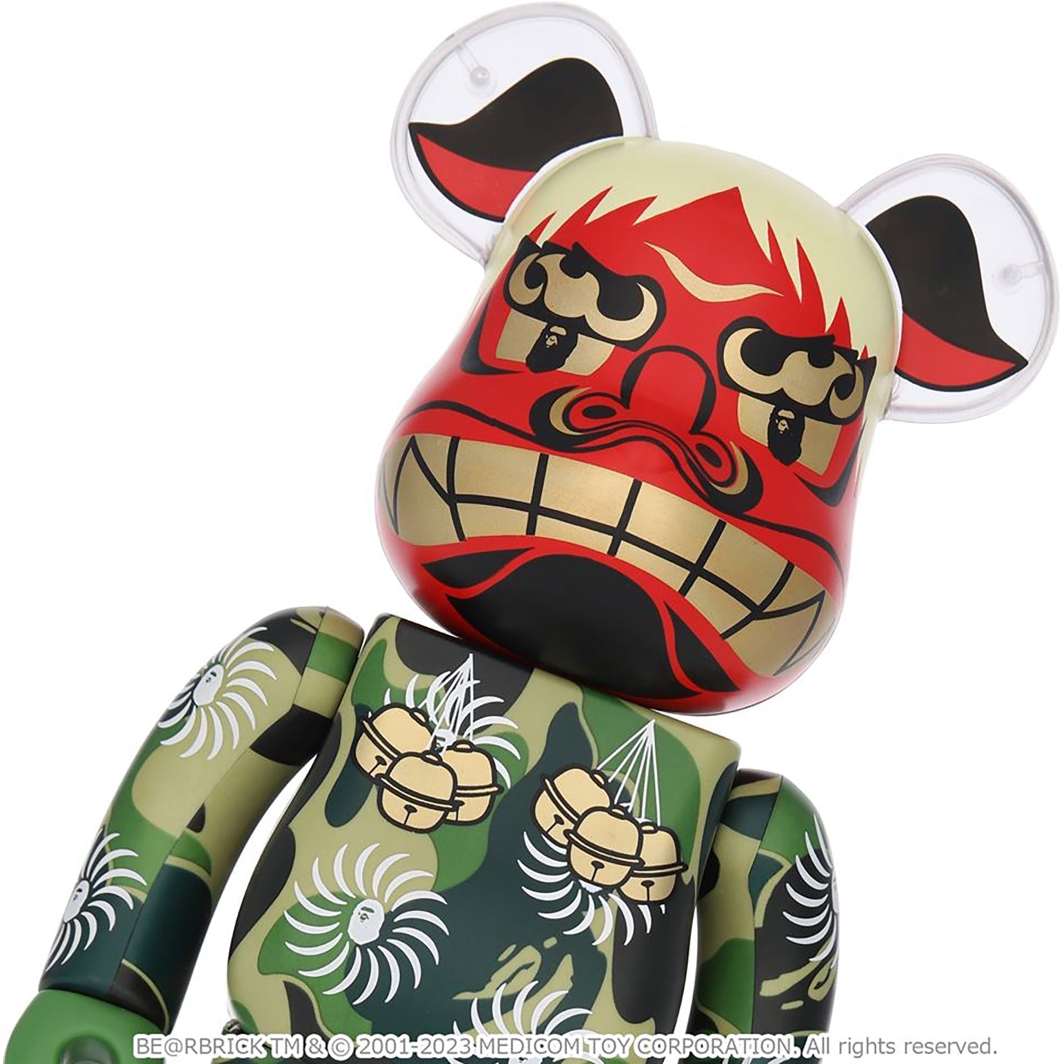 BAPE NEW YEAR BE@RBRICK MANEKINEKO SHISHIMAI DARUMA 100% & 400%