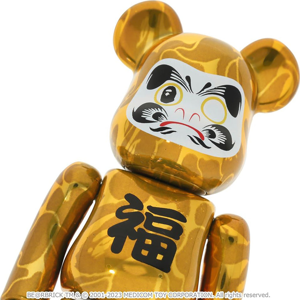 BAPE NEW YEAR BE@RBRICK MANEKINEKO SHISHIMAI DARUMA 100% & 400%