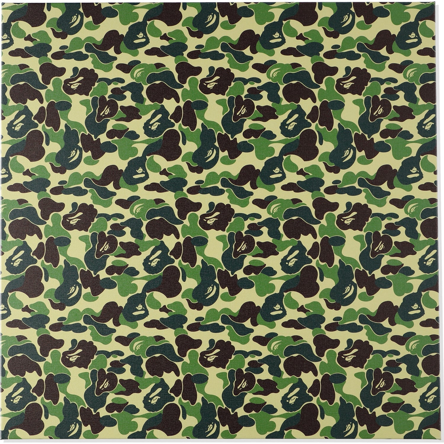 BAPE ABC CAMO CANVAS LARGE 28"x28"
