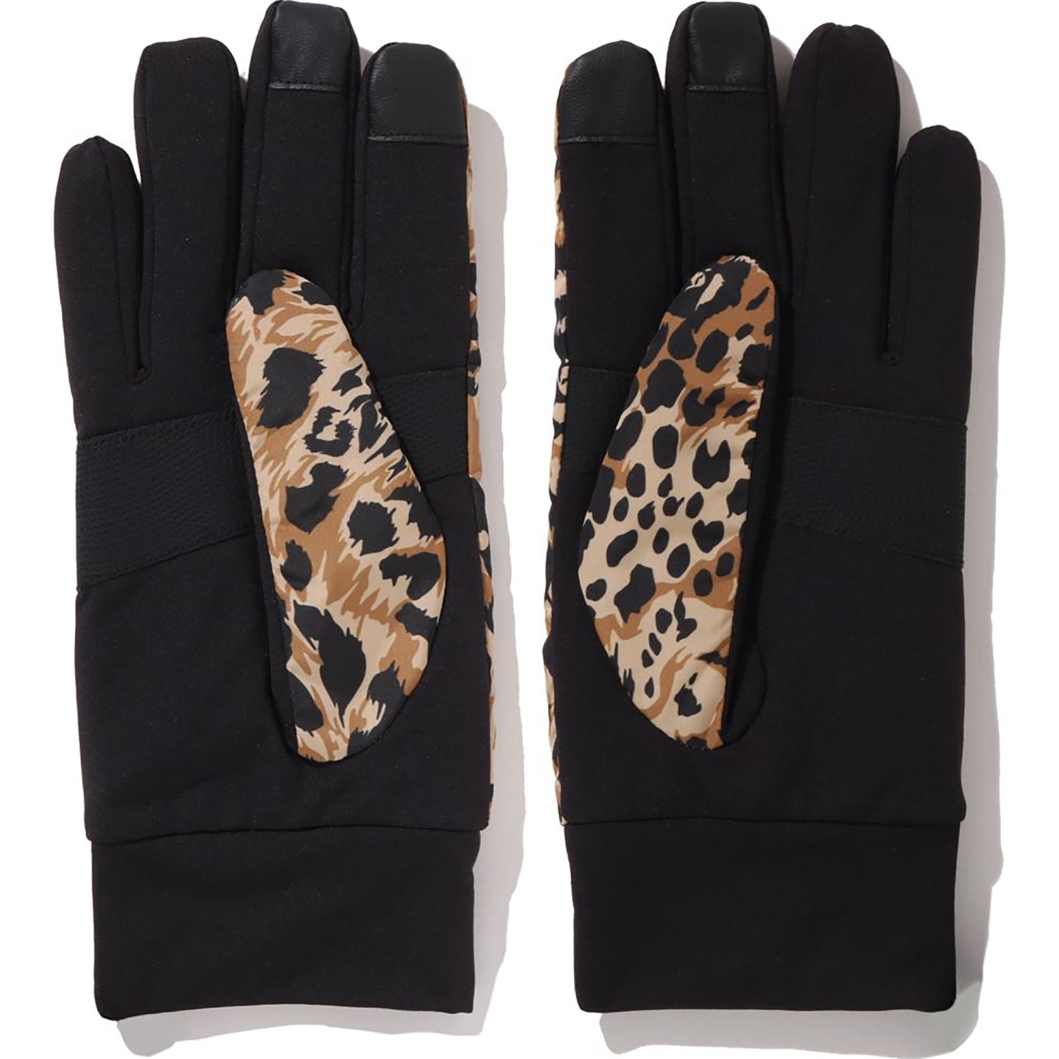 BAPE WILD LEOPARD PATTERN GLOVES MENS