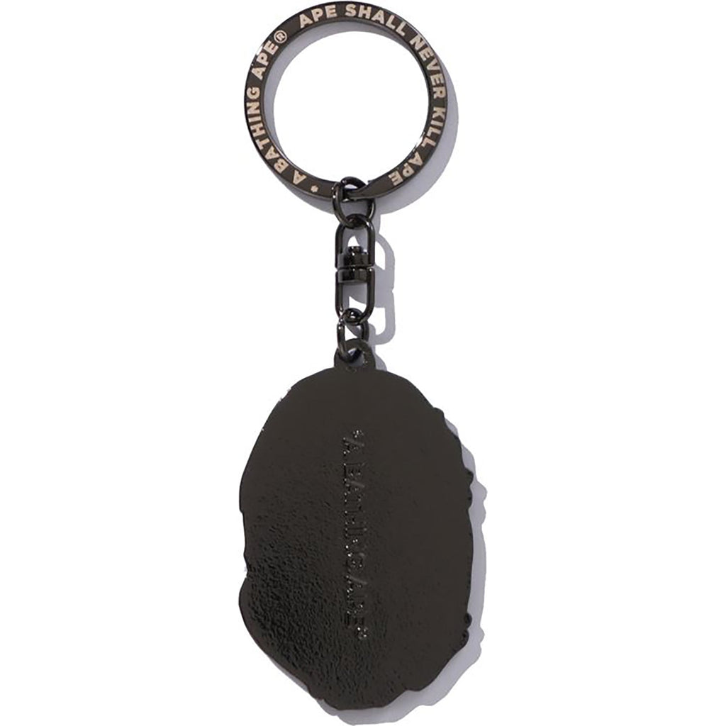 BAPE APE HEAD METAL KEYCHAIN