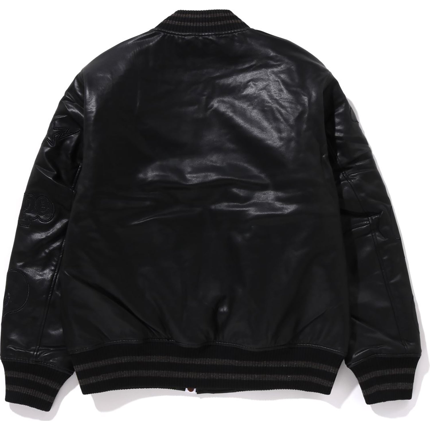 BAPE MULTI LOGO VARSITY JACKET LADIES