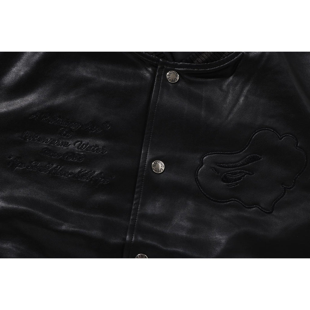 BAPE MULTI LOGO VARSITY JACKET LADIES