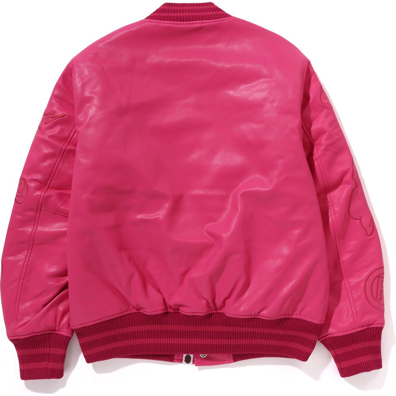 BAPE MULTI LOGO VARSITY JACKET LADIES