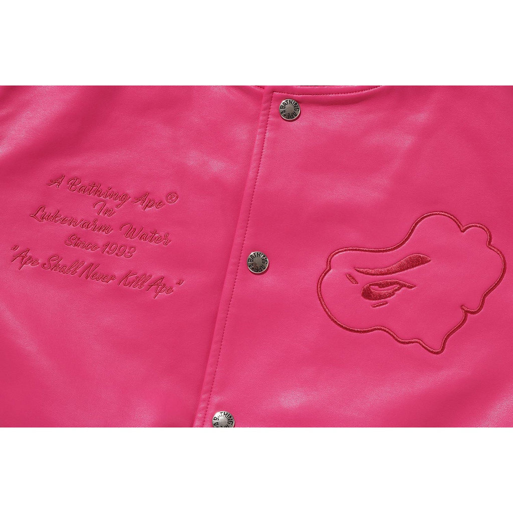 BAPE MULTI LOGO VARSITY JACKET LADIES