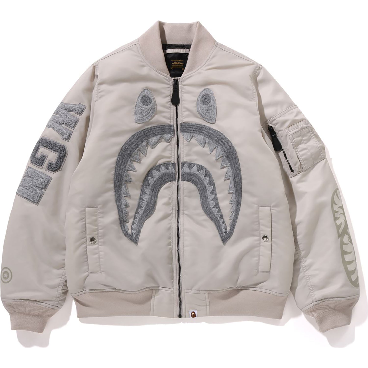 BAPE SHARK NYLON TWILL MA-1 LADIES
