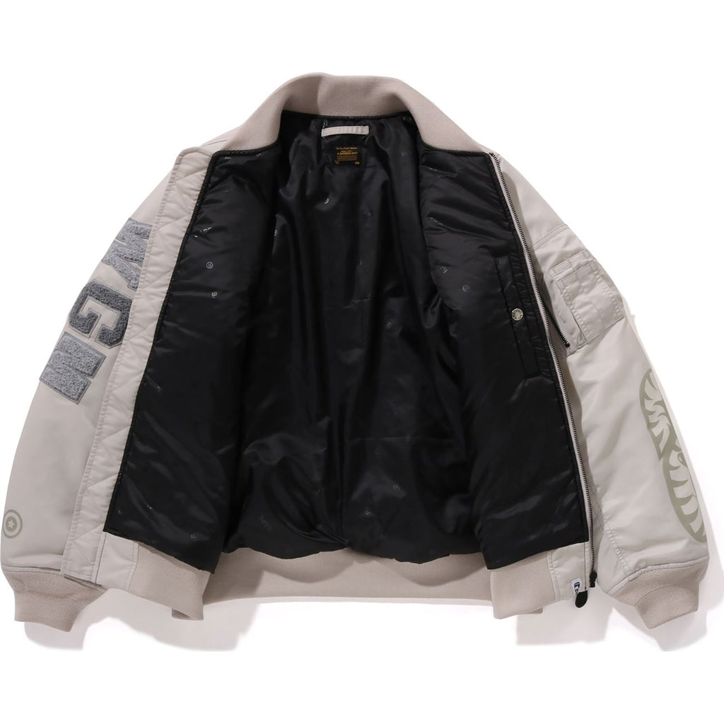 BAPE SHARK NYLON TWILL MA-1 LADIES