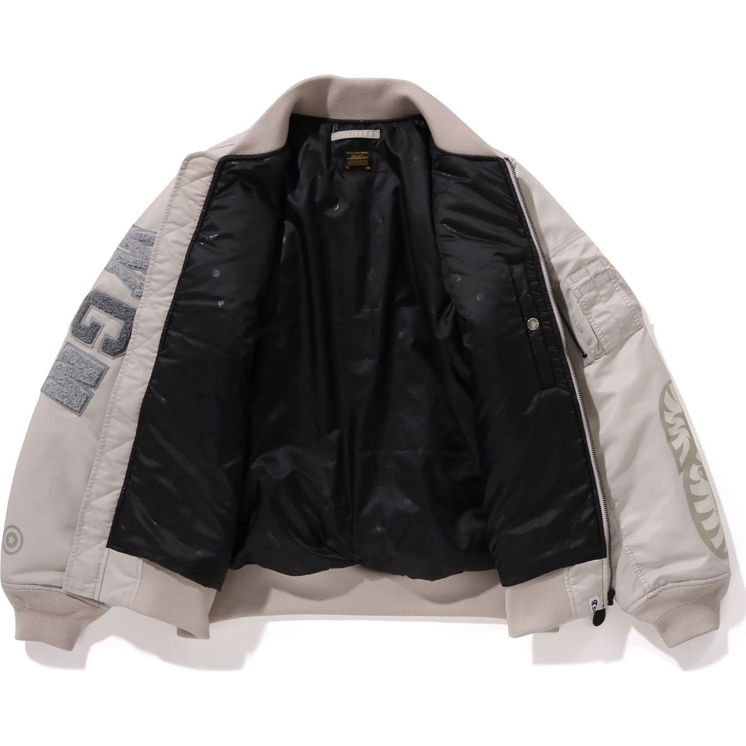 BAPE SHARK NYLON TWILL MA-1 LADIES