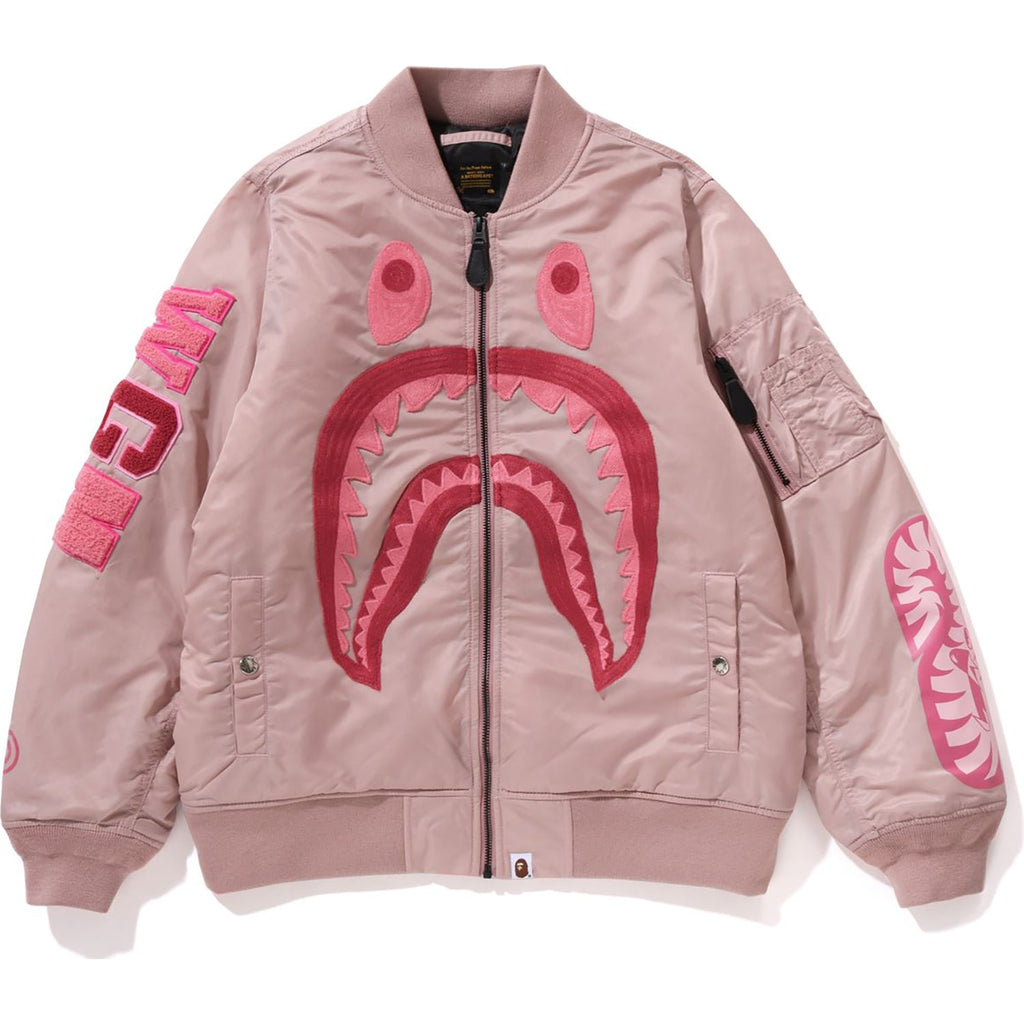 BAPE SHARK NYLON TWILL MA-1 LADIES