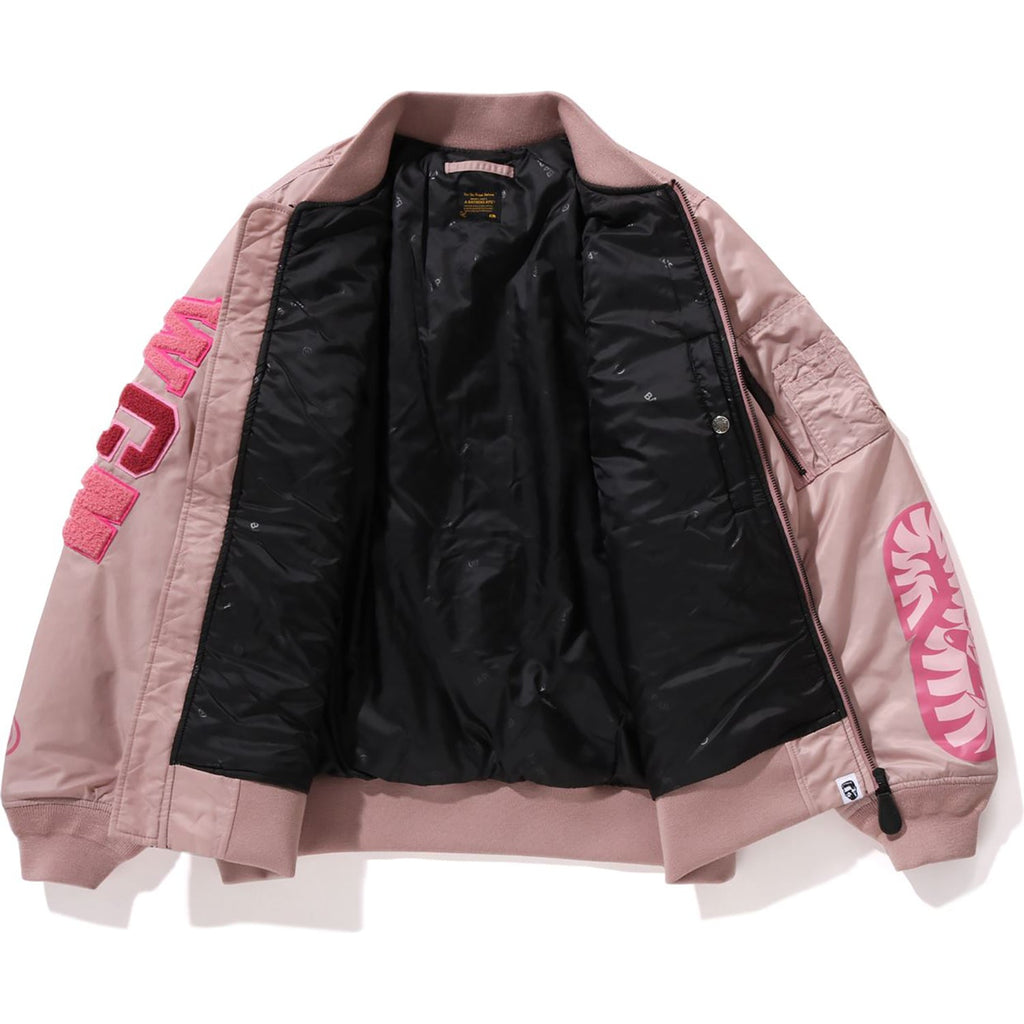 BAPE SHARK NYLON TWILL MA-1 LADIES