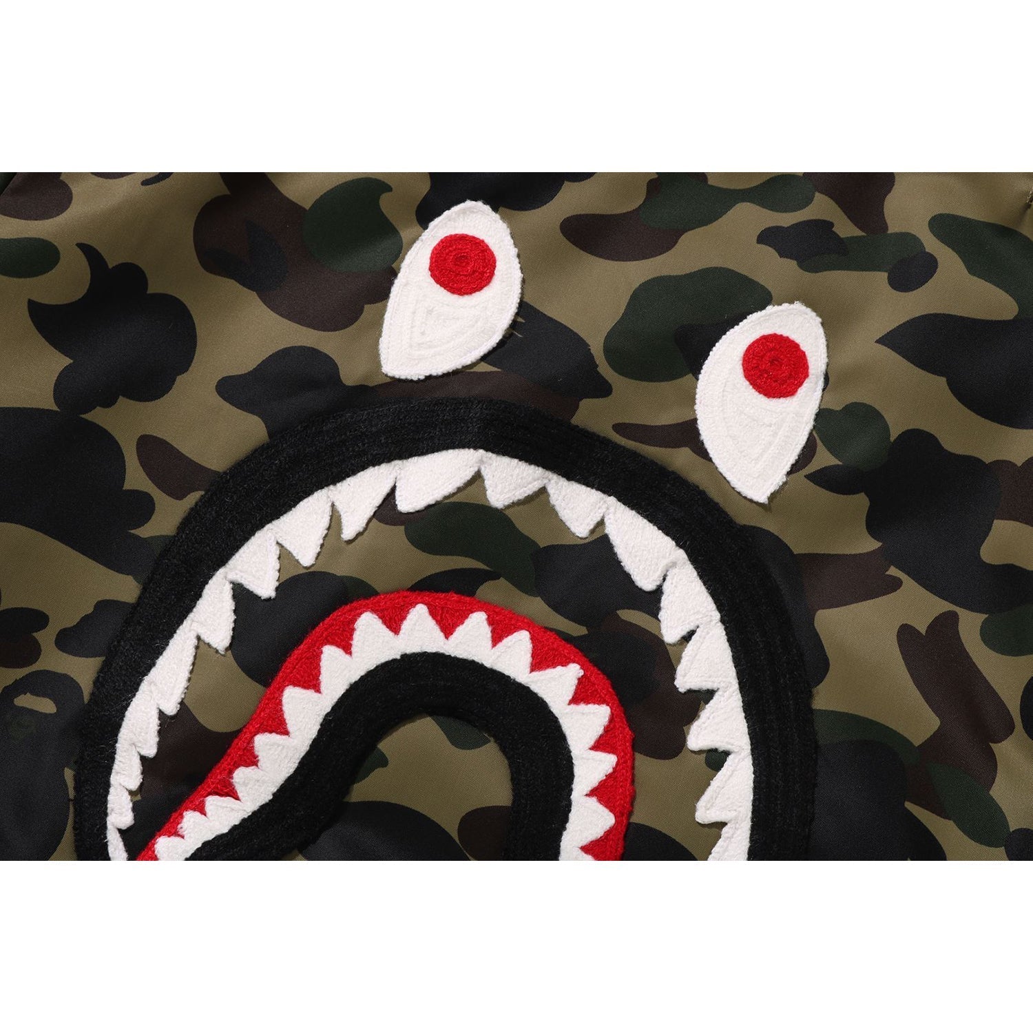 BAPE 1ST CAMO SHARK MA-1 JACKET MENS