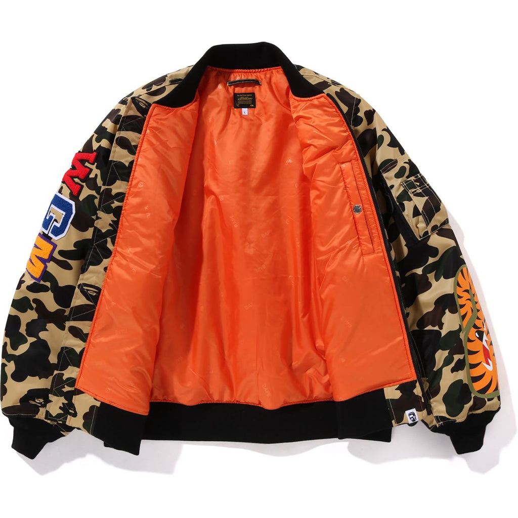 BAPE 1ST CAMO SHARK MA-1 JACKET MENS