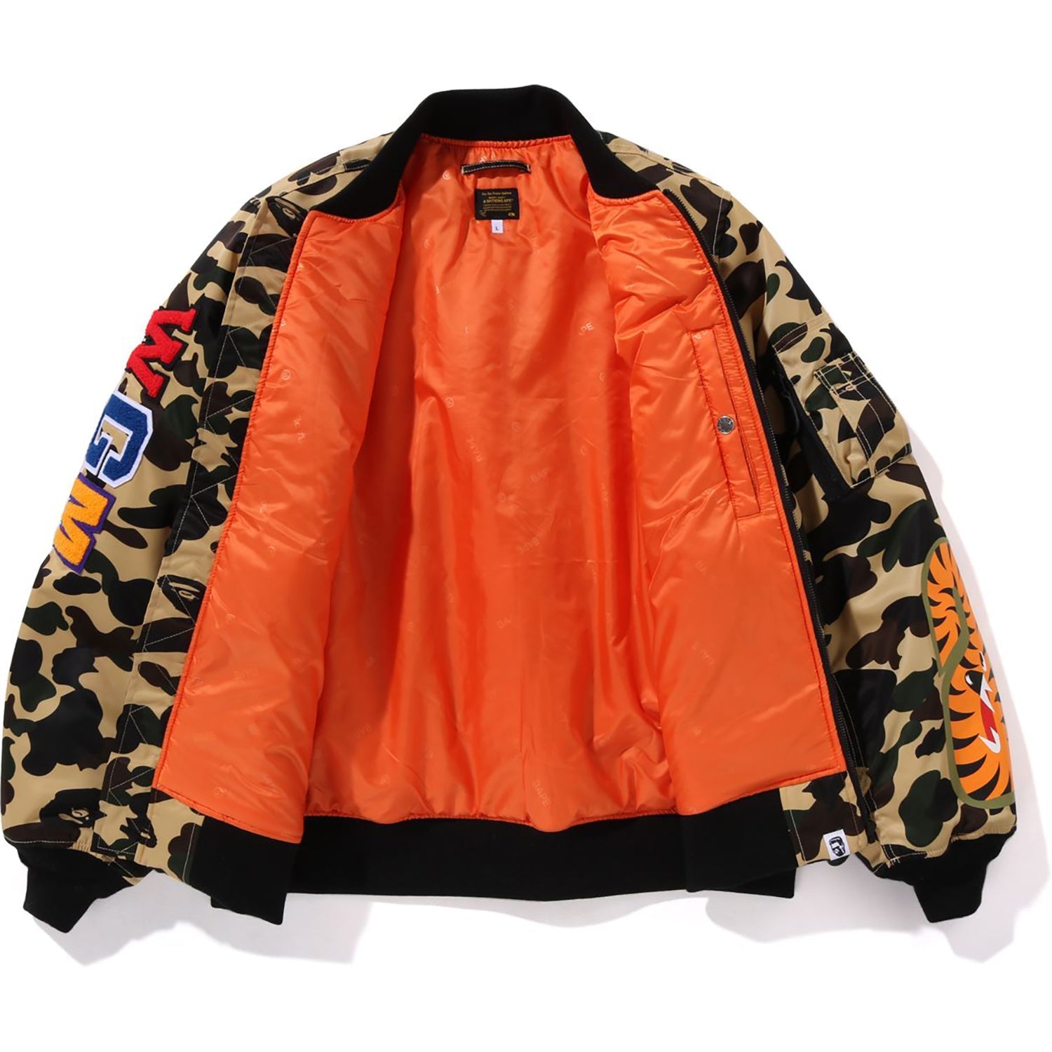 BAPE 1ST CAMO SHARK MA-1 JACKET MENS