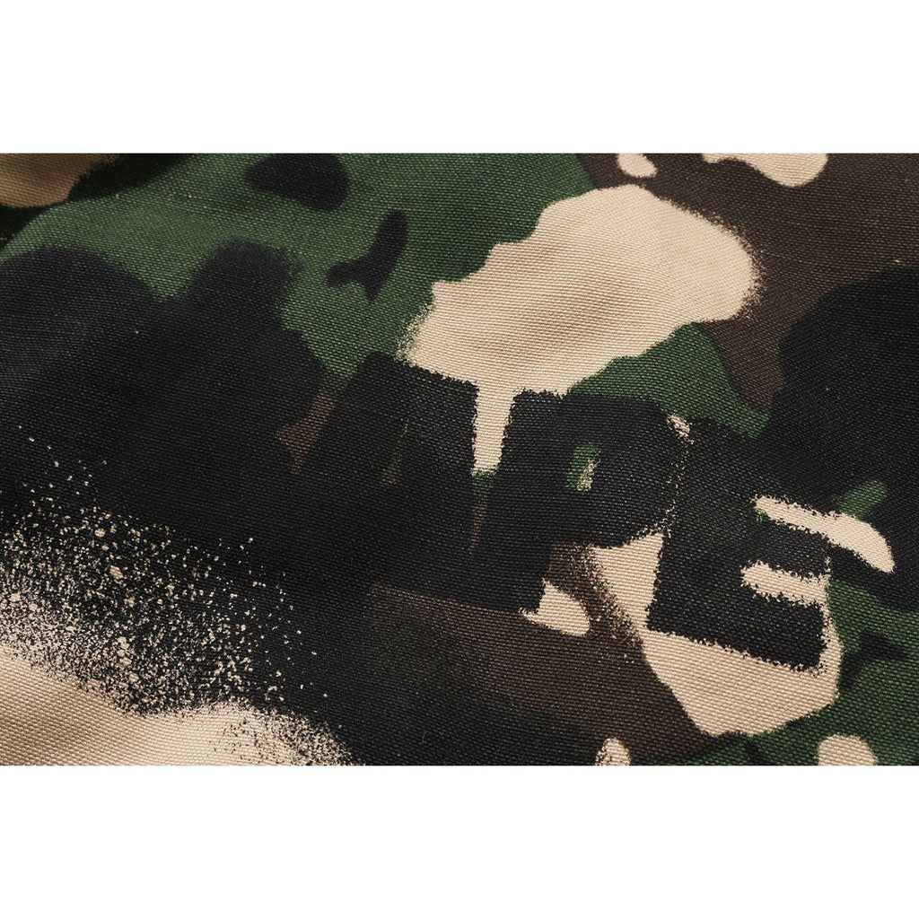 BAPE MAP CAMO BOMBER JACKET MENS