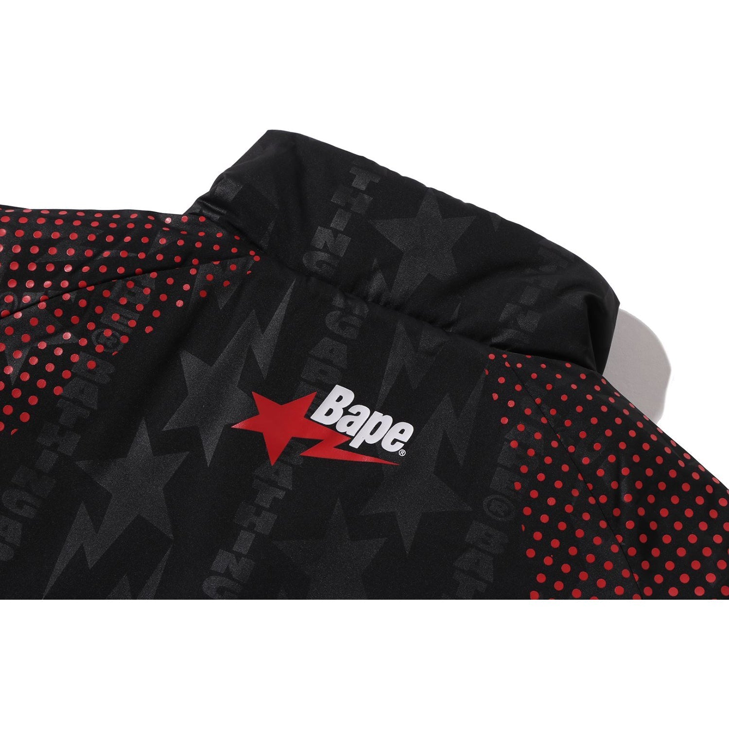 BAPE ABA FRAME MONOGRAM JACQUARD MULTI LOGO PADDED JACKET MENS