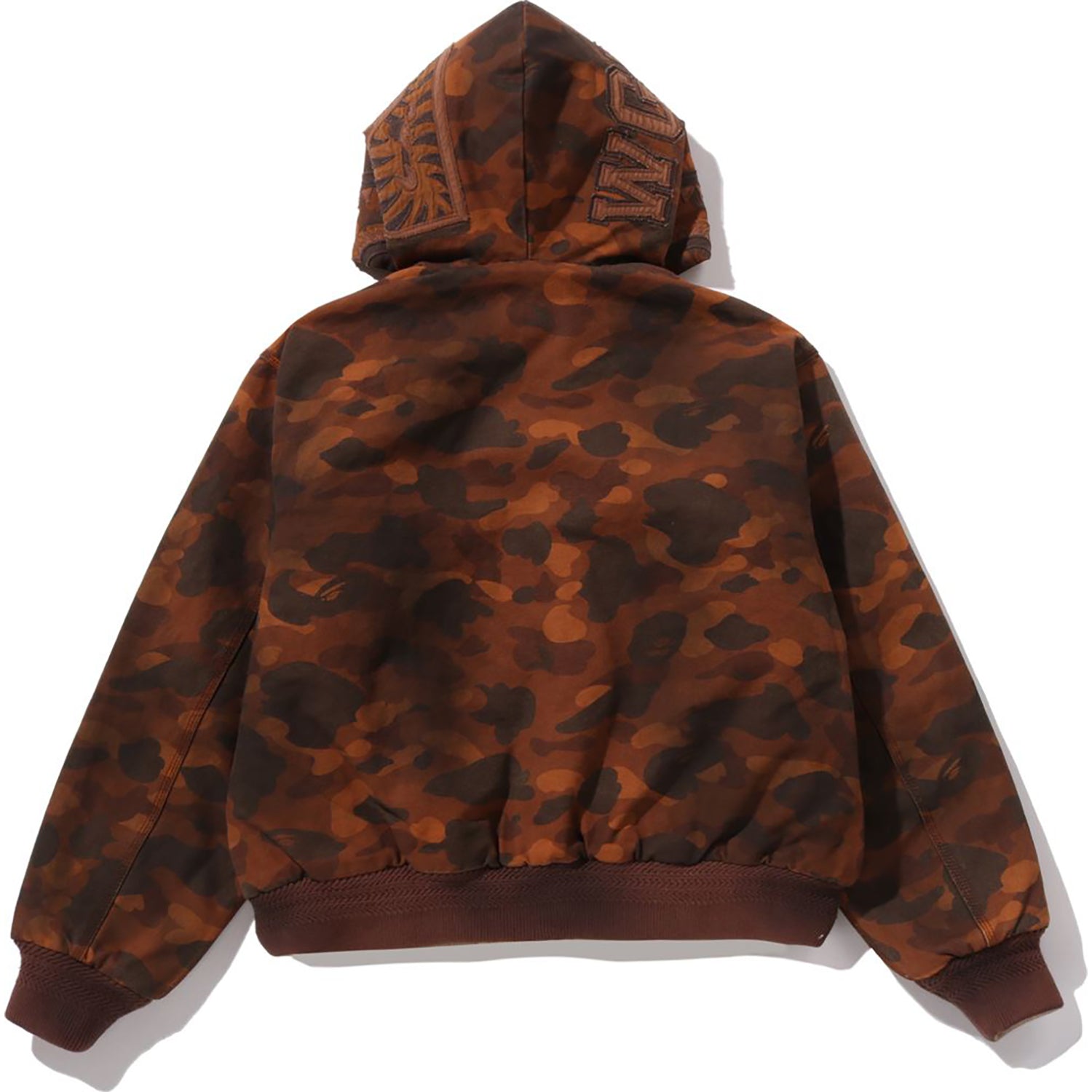 BAPE SOLID 1ST CAMO REVERSIBLE SHARK ZIP HEAVY JACKET MENS