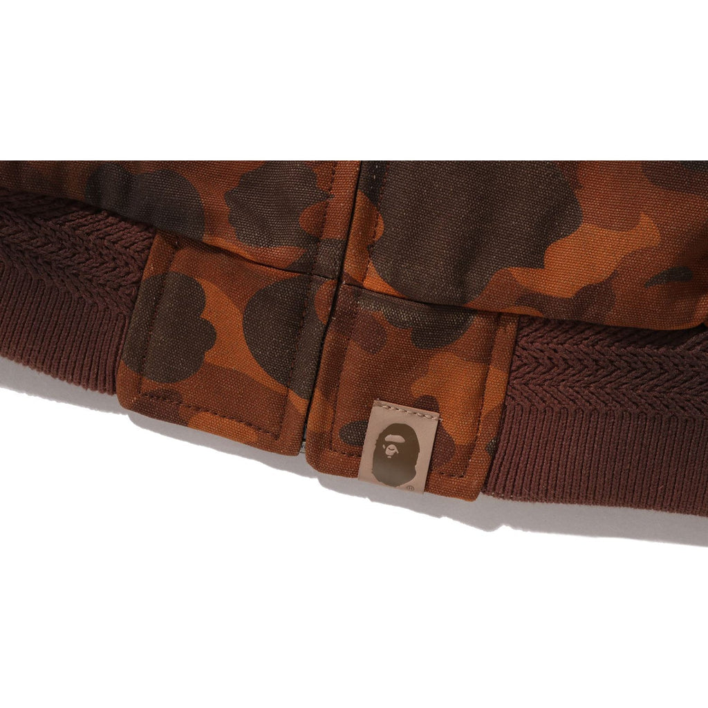 BAPE SOLID 1ST CAMO REVERSIBLE SHARK ZIP HEAVY JACKET MENS