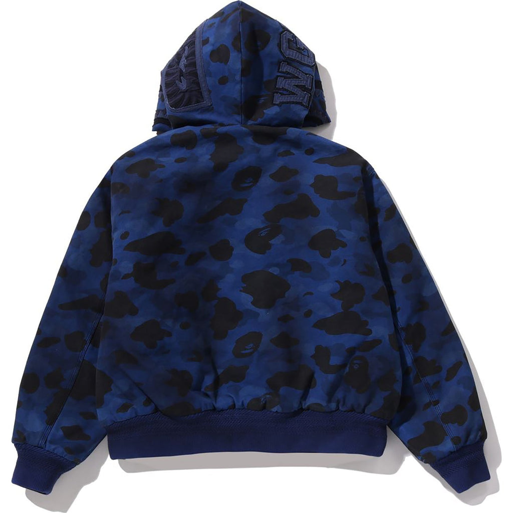 BAPE SOLID 1ST CAMO REVERSIBLE SHARK ZIP HEAVY JACKET MENS