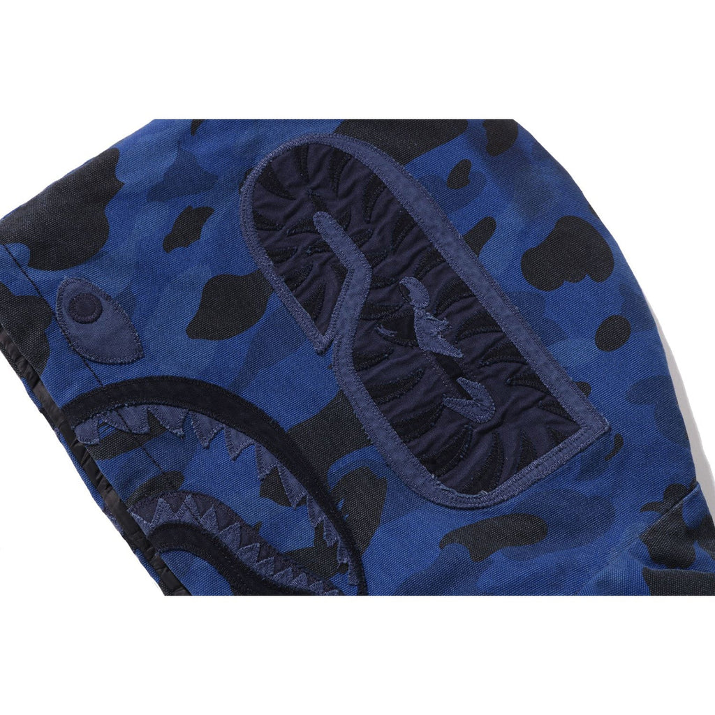 BAPE SOLID 1ST CAMO REVERSIBLE SHARK ZIP HEAVY JACKET MENS