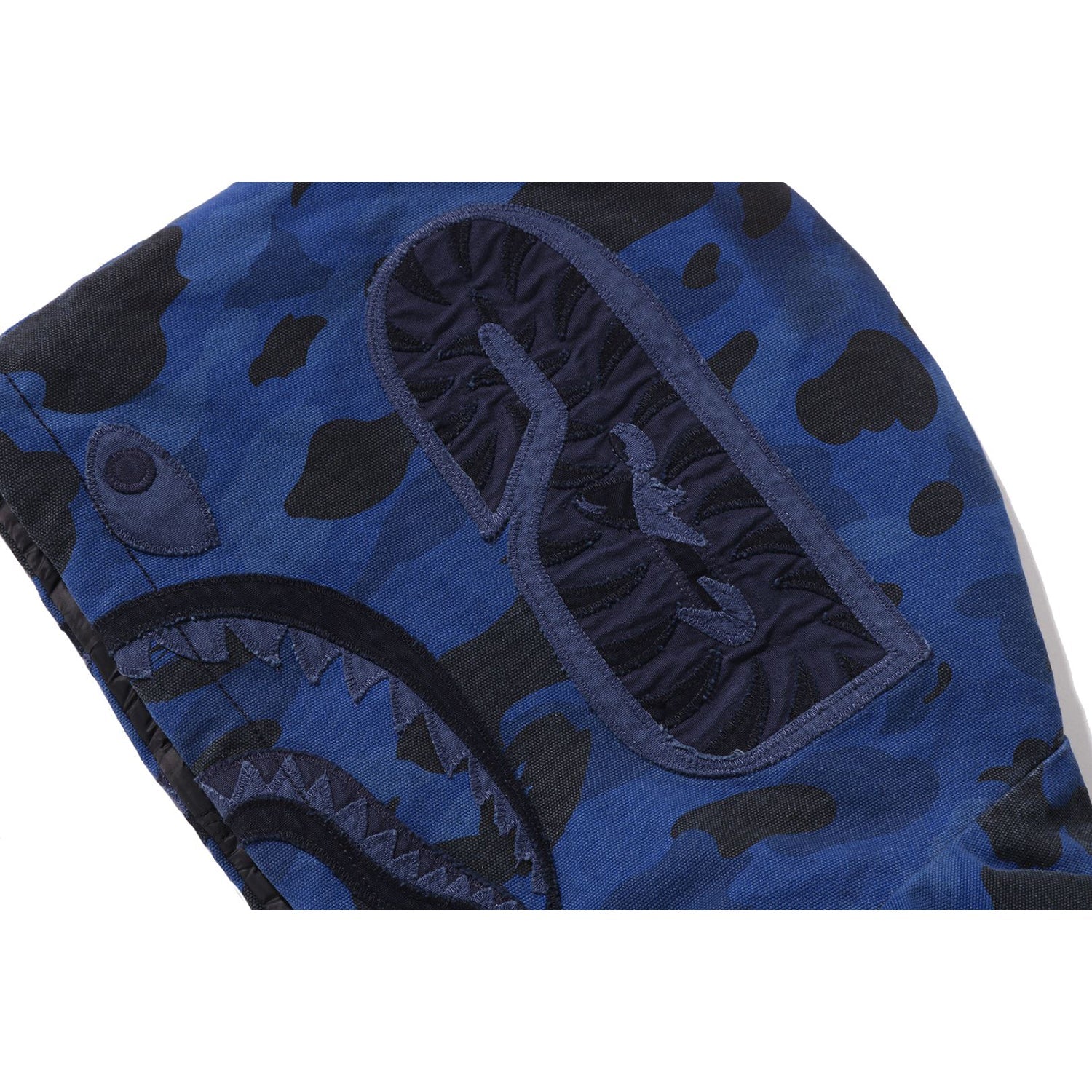 BAPE SOLID 1ST CAMO REVERSIBLE SHARK ZIP HEAVY JACKET MENS