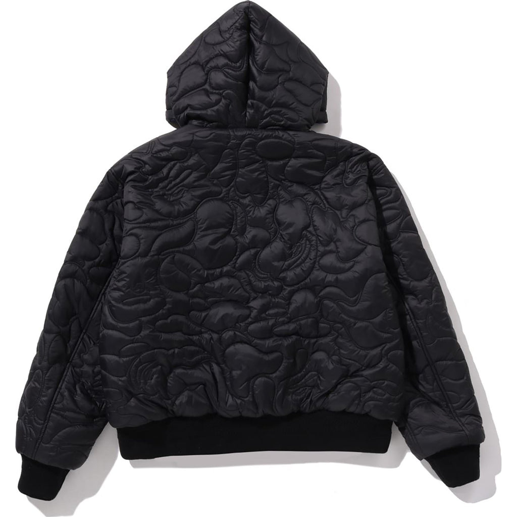 BAPE SOLID 1ST CAMO REVERSIBLE SHARK ZIP HEAVY JACKET MENS