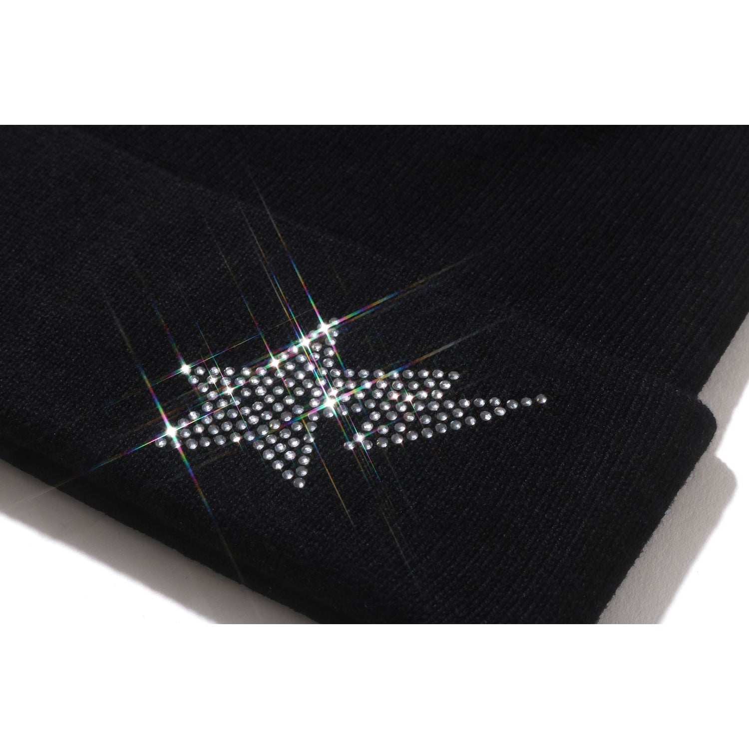 BAPE SIDE CRYSTAL STA KNIT CAP LADIES
