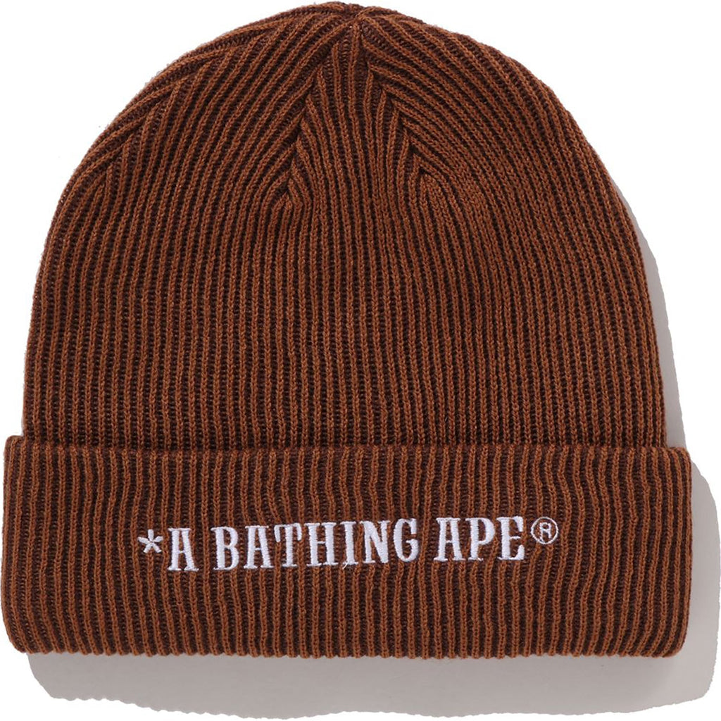 BAPE A BATHING APE KNIT CAP MENS